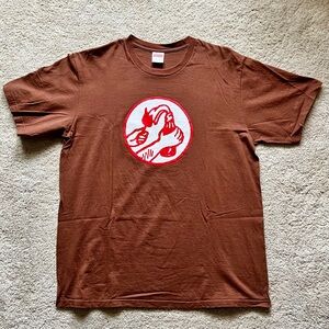 Supreme Molotov Graphic Tee in Brown